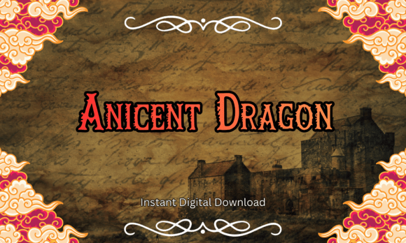 Ancient Dragon: A Bold Font for Epic Visual Storytelling