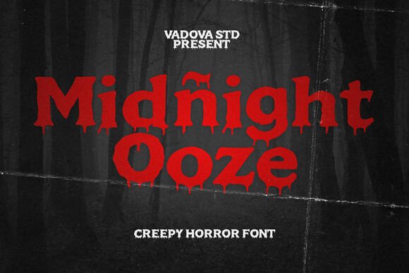 Midnight Ooze: Crafting Fear with Typography